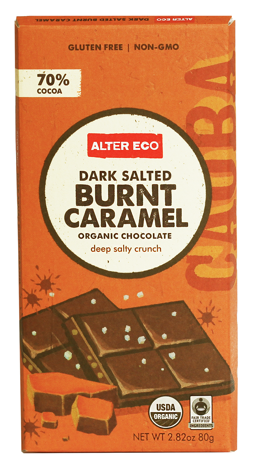 Alter Eco Burnt Caramel Chocolate Bar 80g