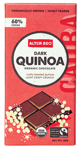 Alter Eco Dark Quinoa Chocolate Bar 80g
