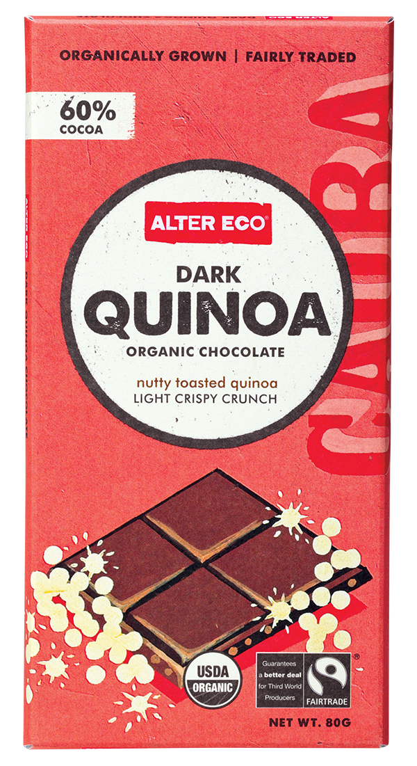 Alter Eco Dark Quinoa Chocolate Bar 80g