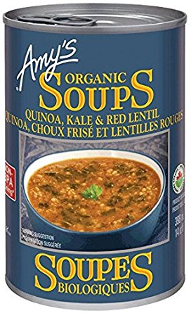 Amy's Organic Quinoa, Kale and Red Lentil Soup 398ml