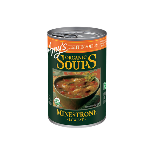 Amy's Organic Minestrone Soup - Low Sodium 398ml