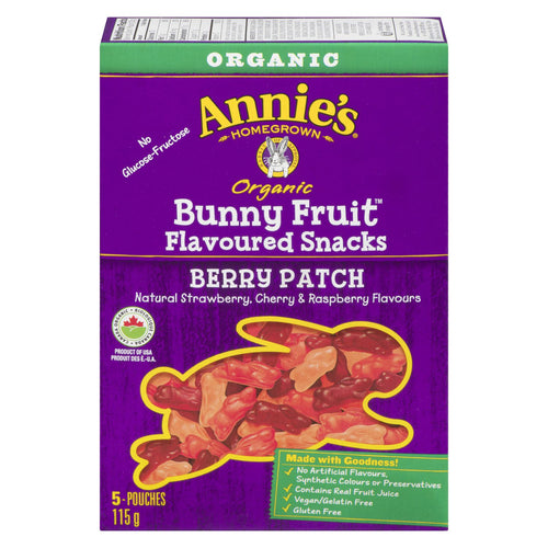 Annie's Homegrown Berry Patch Bunny Fruit 115g