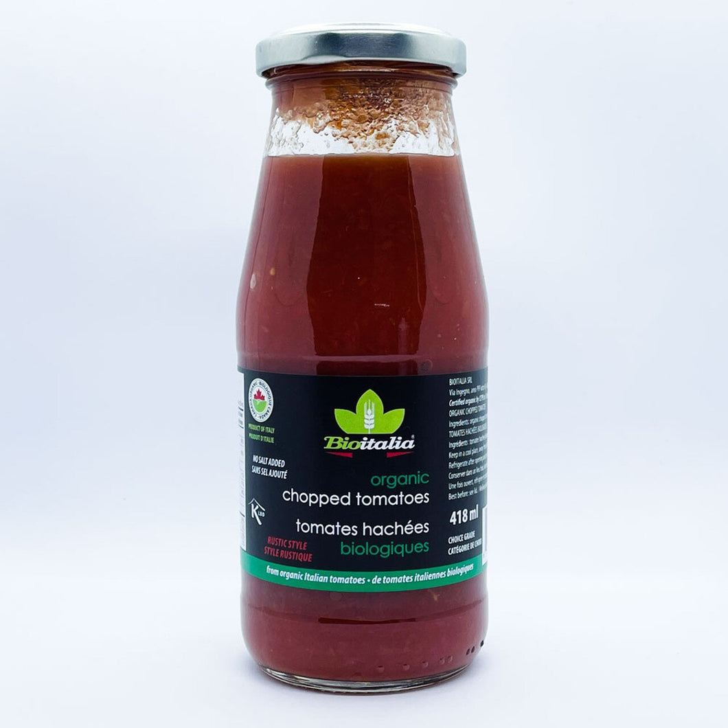 Bioitalia Organic Rustic Style Chopped Tomatoes (418ml)