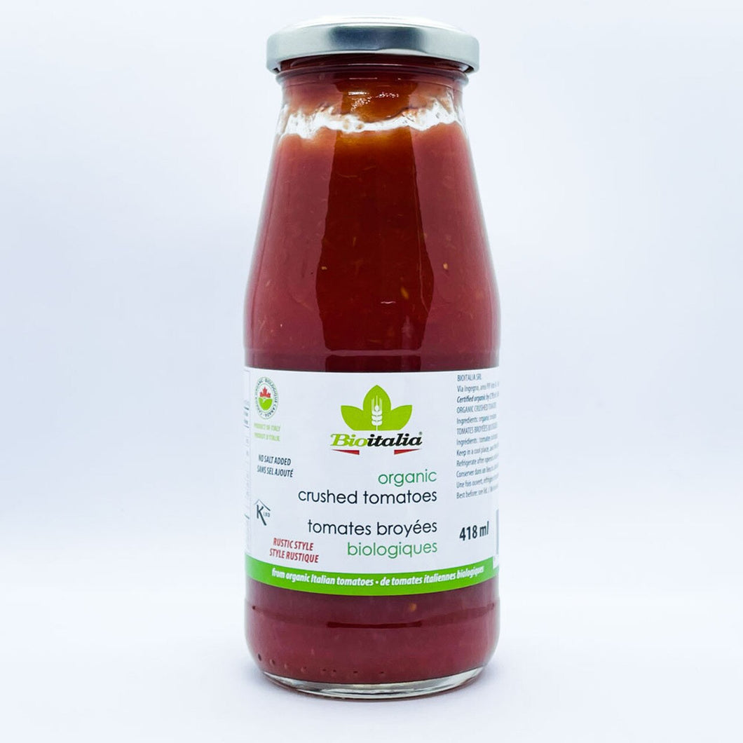 Bioitalia Organic Rustic Style Crushed Tomatoes (418ml)