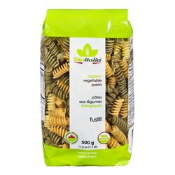 Bioitalia Organic Vegetable Fusilli (500g)