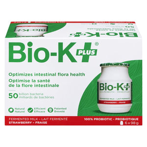 Bio-K Plus Fermented Milk Strawberry (6x98g)