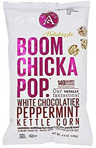 Boom Chicka Pop White Chocolate & Peppermint 128g