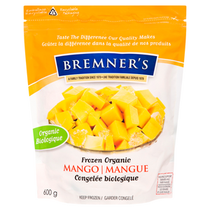 Bremner's Organic Frozen Mango (600g)