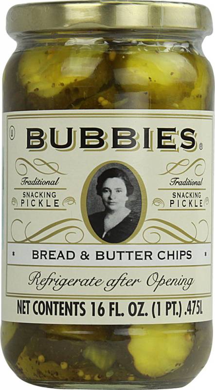 Bubbie's Bread and Butter Pickles 1L