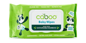 Caboo Bamboo Baby Wipes (72 Wipes)