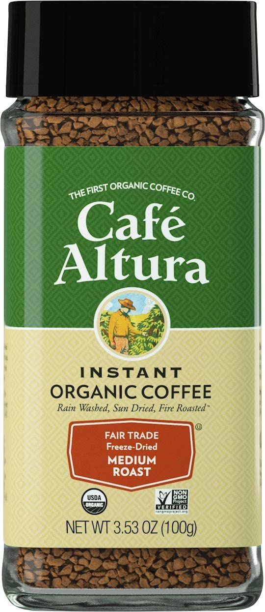 Cafe Altura Instant Organic Coffee Medium Roast (100g)