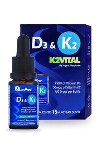 CanPrev Vitamin D3 & K2 Drops (15ml)
