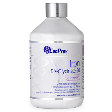 CanPrev Iron Bis-Glycinate 20 - Women (500ml)