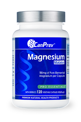 CanPrev Magnesium Malate 180mg (120 Veg Caps)