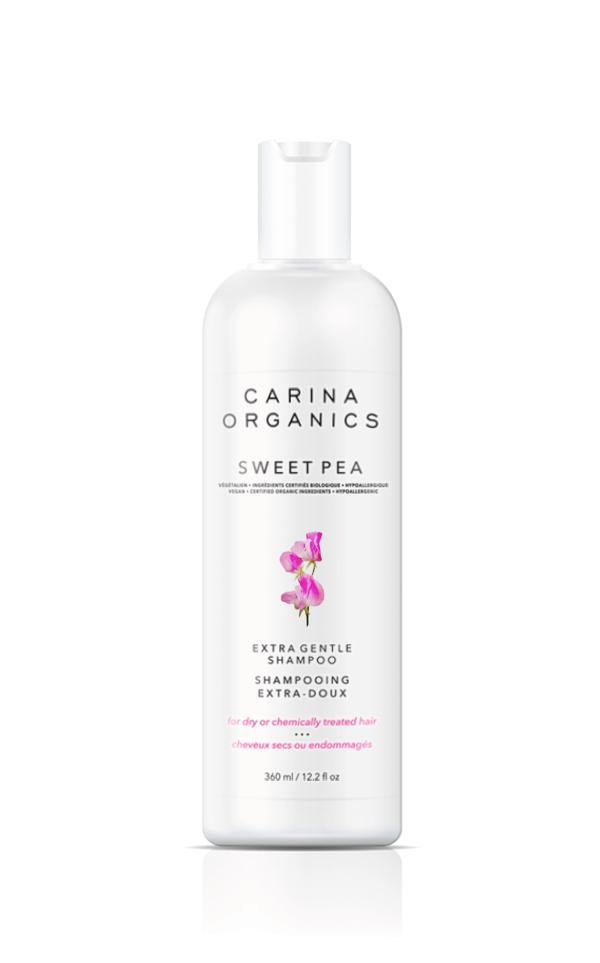 Carina Organics Extra Gentle Shampoo Sweet Pea (360ml)