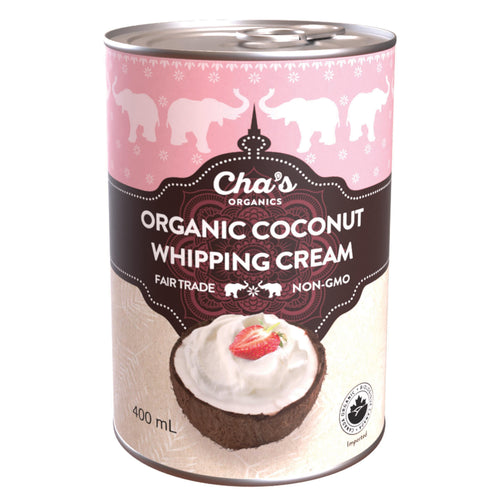 Cha's Organic Coconut Whipping Cream (400ml)