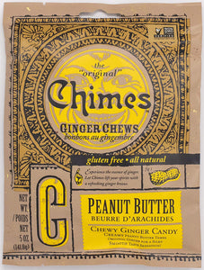 Chimes Peanut Butter Ginger Chews 100g