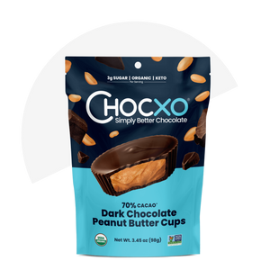 ChocXO Keto Dark Chocolate Peanut Butter Cups (98g)