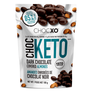 ChocXO Keto Dark Chocolate Covered Almonds (100g)