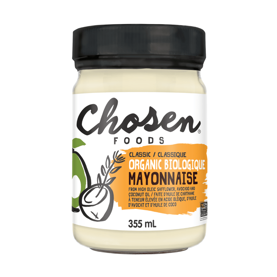 Chosen Foods Classic Organic Mayonnaise 355ml