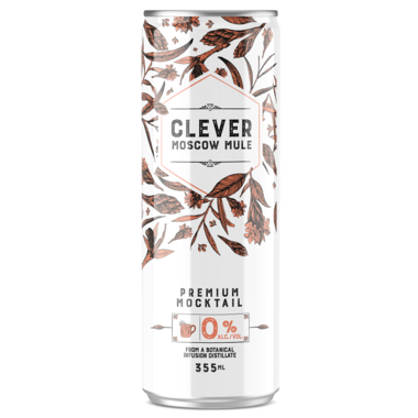 Clever Premium Mocktail Moscow Mule (355ml)