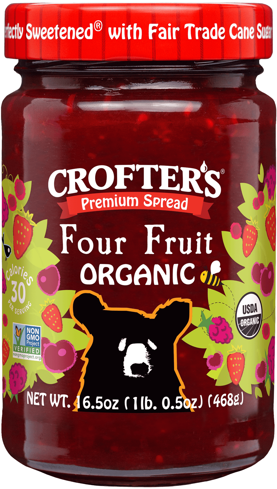 Crofter's Organic Four Fruit Spread 383ml