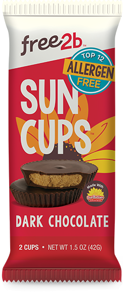 Free2b Dark Chocolate Sun Cups (2/pack)