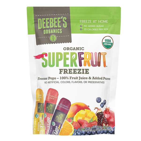 DeeBee's Organic Superfruit Freezie (10x40ml)
