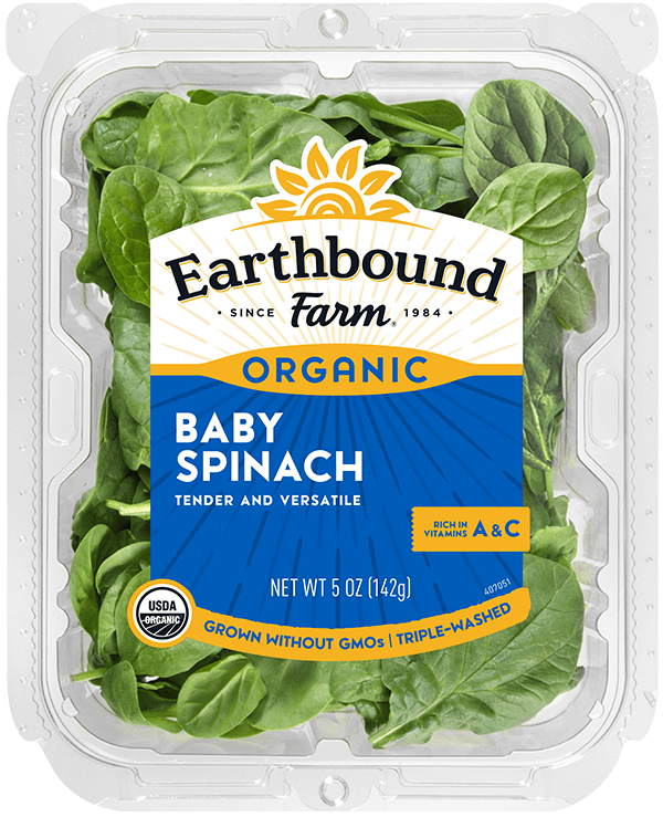 Earthbound Organic Baby Spinach (5oz.)