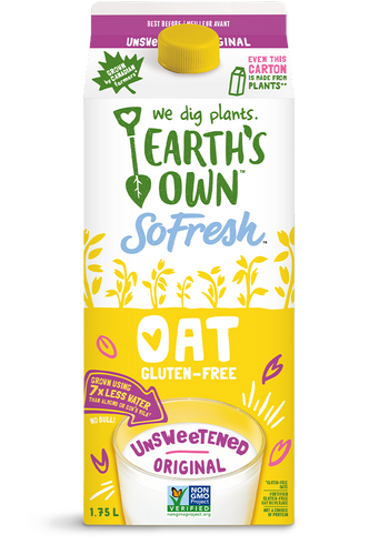 Earth's Own Unsweetened Original Oat Milk (1.75L)