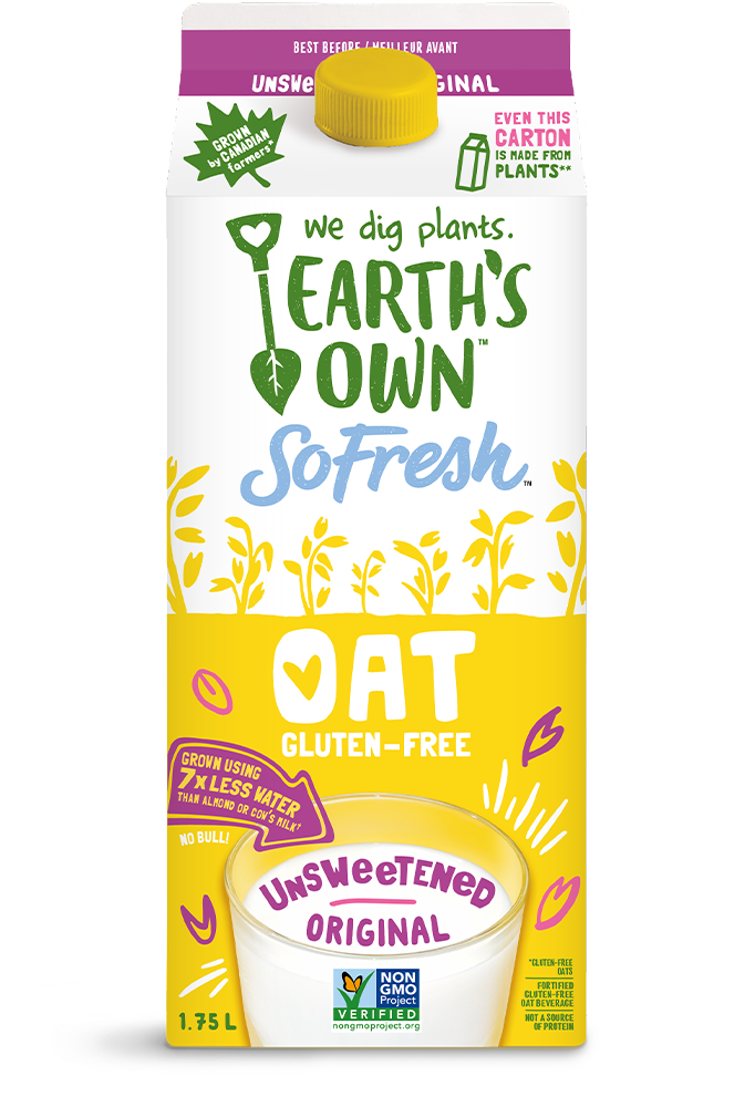 Earth's Own Unsweetened Original Oat Milk (1.75L)