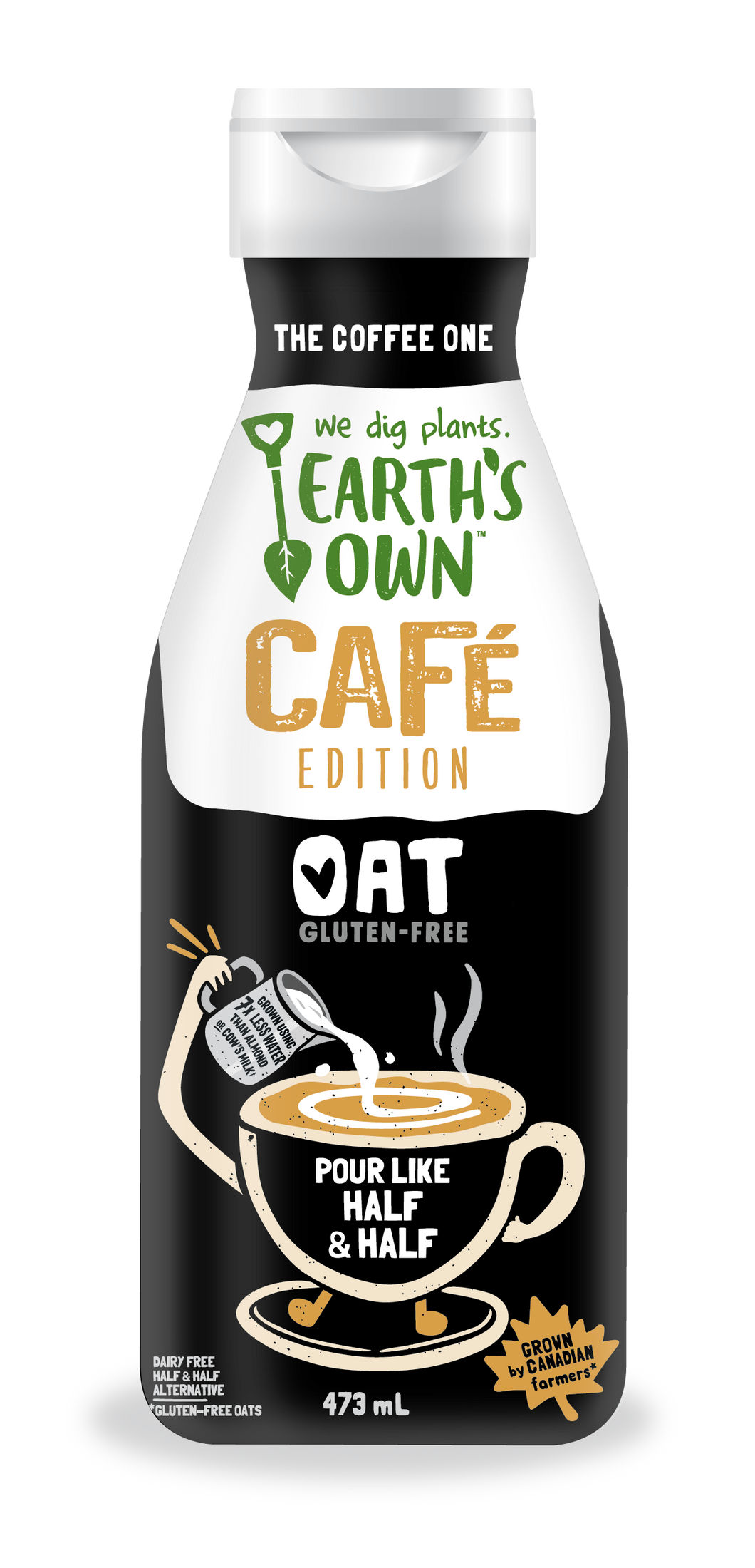 Earth's Own Cafe Oat Creamer (Half & Half) 473ml