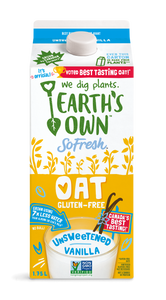 Earth's Own Unsweetened Vanilla Oat Milk (1.75L)