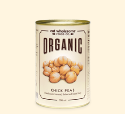 Eat Wholesome Food Co. Organic Chickpeas 398ml
