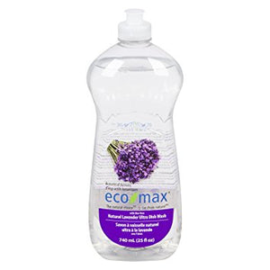 EcoMax Natural Lavender Ultra Dish Washing Soap (740ml)