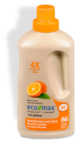 EcoMax Natural Orange Laundry Wash 4x (1.5L)