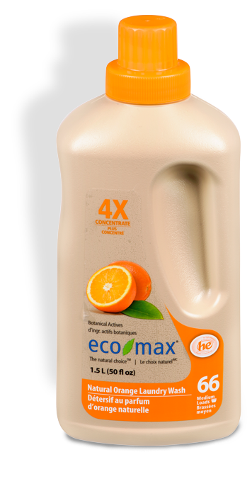 EcoMax Natural Orange Laundry Wash 4x (1.5L)