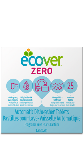 Ecover Automatic Dishwasher Tablets Fragrance Free (25 Tablets)