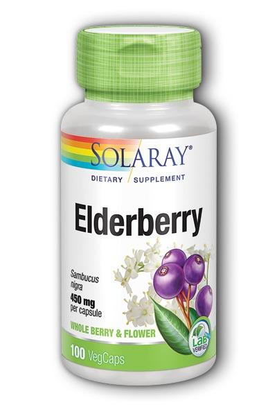 Solaray Elderberry Berry & Flower (100 Caps)