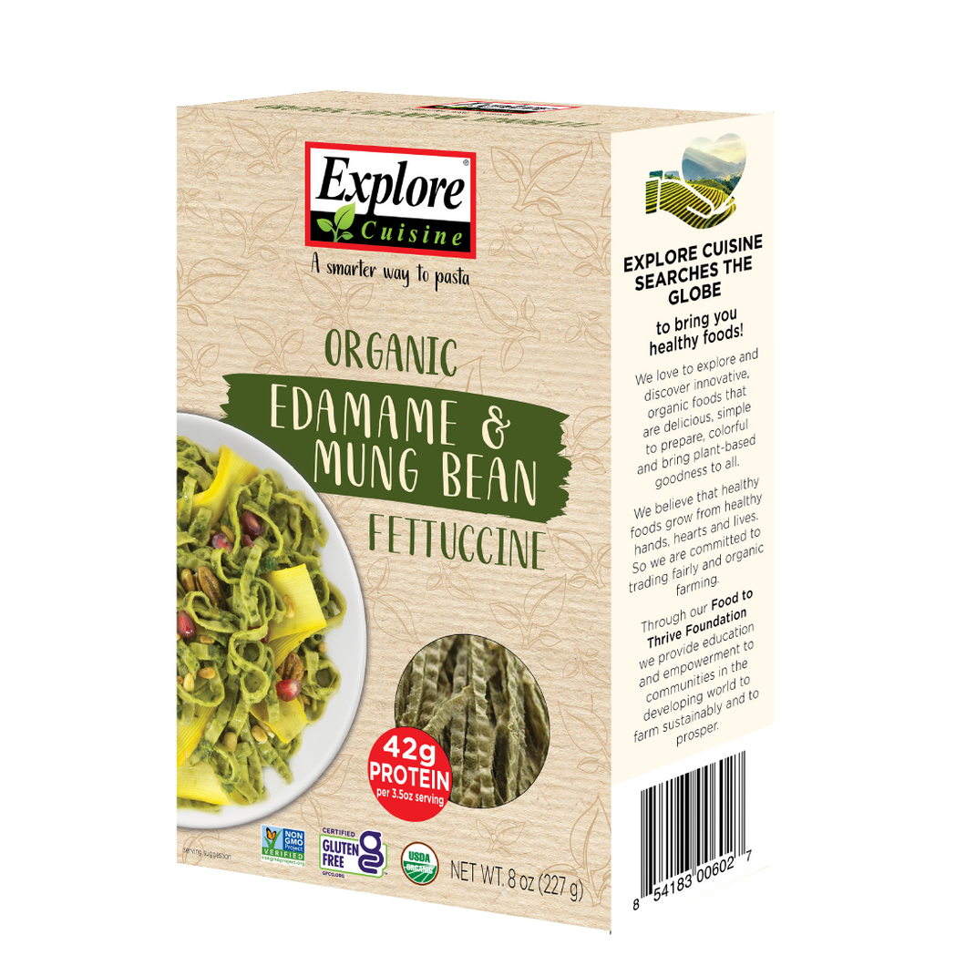 Explore Cuisine Organic Edamame & Mung Bean Fettuccine (200g)
