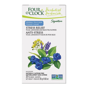 Four O'Clock Herbalist Stress-Relief Tea (20 Tea Bags)