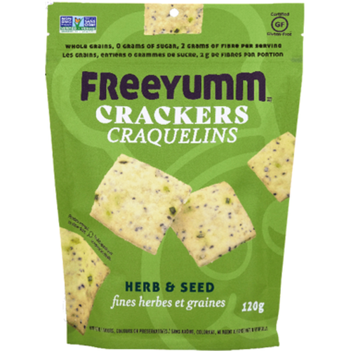 Freeyumm Herb & Seed Crackers (120g)