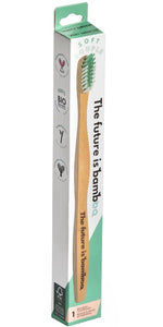 The Future is Bamboo Toothbrush Minty Green - Soft (1/pack)