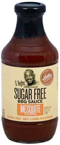 G Hughes Sugar-Free Mesquite BBQ Sauce (510g)
