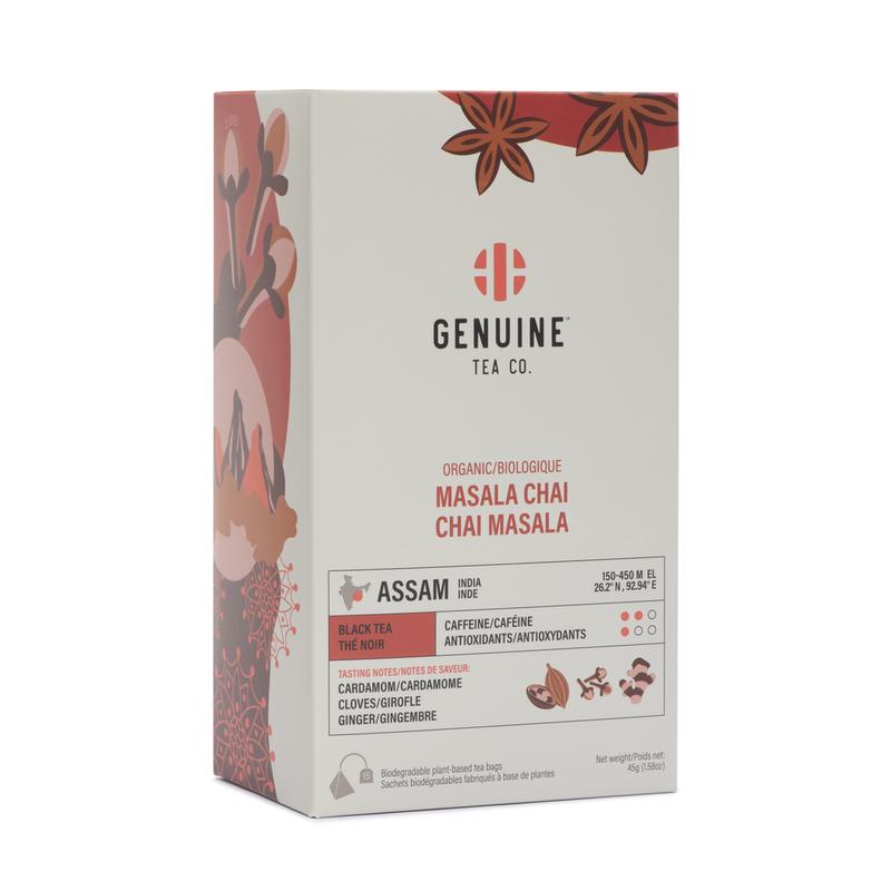 Genuine Tea Co. Masala Chai (15 Tea Bags)