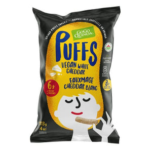 GoGo Quinoa Puffs Vegan White Cheddar (113g)