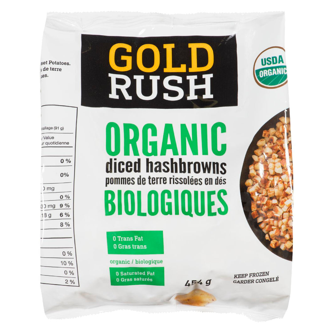 Gold Rush Organic Diced Hashbrowns (454g)