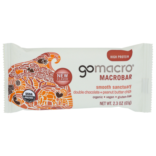 GoMacro Bar Double Chocolate & Peanut Butter Chips (65g)