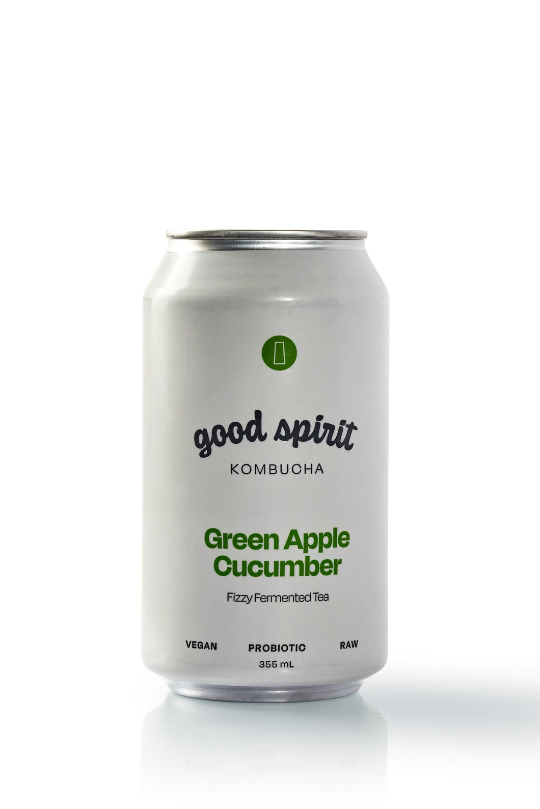 Good Spirit Green Apple Cucumber Kombucha 355ml