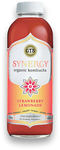 GT's Strawberry Lemonade Kombucha (480ml)